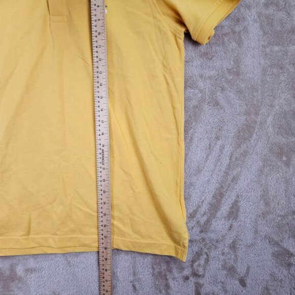 Brooks Brothers 1818 Performance Polo Slim Fit Yellow Short Sleeve Men's Size M - Picture 5 of 10